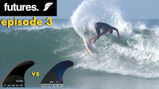 Futures Fins John John Florence vs Mayhem! USEDSURF present's Fin Spex episode 3! #surfing  #learn