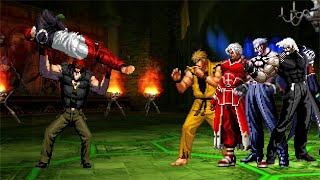 The King of Fighters (MUGEN) | Ralf 15 vs KOF Bosses Team