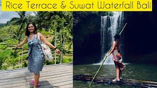 Best  Rice Terrace in Ubud Bali | Suwat Waterfall Bali Indonesia