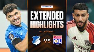 Hoffenheim vs. Lyon: Extended Highlights | UEL League Phase MD 4 | CBS Sports Golazo - Europe