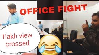 OFFICE BOSS EMPLOYEE FIGHT/boss vs employee/VIRAL video/india boss beating video/