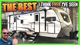 They Absolutely NAILED IT with this 30ft RV + Bed Slide! 2025 Cougar 25KFD Keystone Travel Trailer