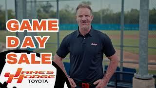 See our Game day savings at James Hodge Toyota