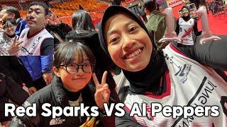 [VLOG]  AI Peppers VS redsparks | 정관장레드스파크스 VS 페퍼저축은행 | 7 kemanangan beruntun Red Sparks 