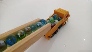 Marble Run Race  HABA Slope & Dump Truck, Garbage Truck Long Version ASMR