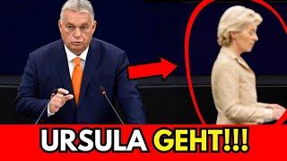 Schockierende Debatte zwischen Orban und Ursula, Ursula verlässt den Saal!!!