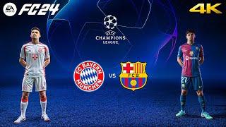 FC 24 - Barcelona vs. Bayern Munich Ft. Yamal, Harry Kane, | UEFA Champions League | 4K