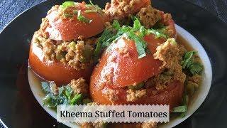 Kheema Stuffed Tomatoes | Goat Mince Recipe | Simply Simple Cooking