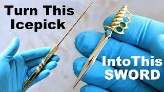 I Turn Jimmy Diresta's Ice pick into a Miniature SWORD