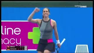 Petkovic Andrea dance against Belinda Bencic