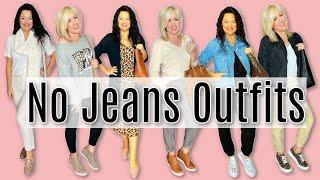 Flattering *No Jeans Outfit* for Women Over 40 | Everyday Casual Outfits for Mature Women