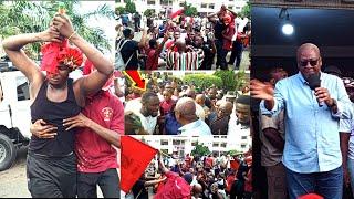 Highly spiritual...HE. Mahama stormed Legon campus as vandas sanctified him ahead of the election