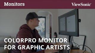 How Artem Designs Graphic Art on ViewSonic ColorPro Monitor