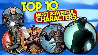 Top 10 Most Powerful Characters In Shadow Fight 2 Explained In Hindi