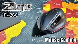 Zelotes F-26C - The Best Vertical Mouse Wireless Gaming ( with Display and LED )