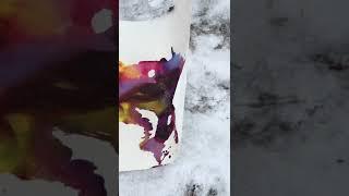 Make Art or War? I choose Art! Extreme Plein Air Process Art: Watercolor Painting with Snow