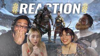 Streamers Reaction to God Of War Ragnarok Trailer PS5