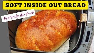 How To Make Bread In The Air fryer Recipe Step by Step. Easy Bread With The Right Temperature & Time