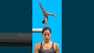 That Was A Remarkable Armstand Dive  by Ingrid Oliveira #diving #shorts