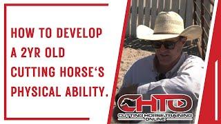 How To Develop A 2yr Old Cutting Horse's Physical Ability.