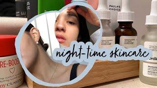 Get unready and go to bed with me | Nighttime skincare routine + Journey