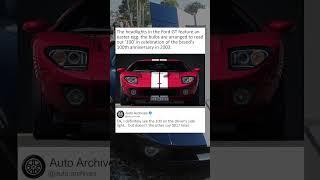 The Ford GT had a secret Easter Egg #automobile #sportscar #cartok