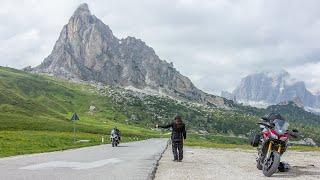 Motorcycle tour on Alps