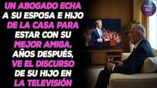 Abogado expulsa a su esposa e hijo de la casa para estar con su mejor amiga. Años después…