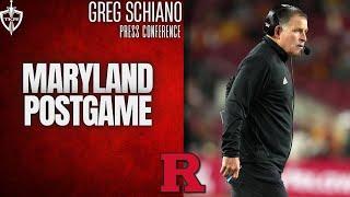 Greg Schiano talks #Maryland Postgame -- #Rutgers Scarlet Knights Football