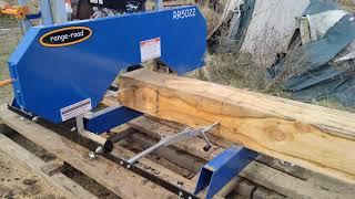 Range-Road 22 sawmill milling up some 2x10s