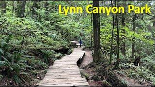 We visited the Lynn Canyon Suspension Bridge and hiked the Twin Falls Bridge Loop Trail –Summer 2024