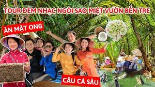 Team Khương Dừa review Tour Đêm nhạc NSMV Bến Tre 1 triệu: Câu cá sấu, ăn mật ong, kẹo dừa tại xưởng