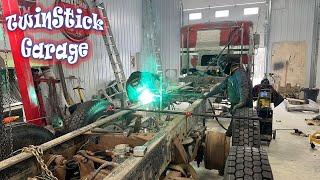 Iron Duke Kenworth Ep.21 Welding a Frame to a Frame