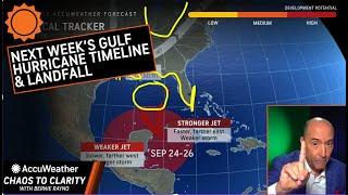 Sep. 20: Chaos to Clarity: Timeline & Landfall for Gulf Hurricane Next Week