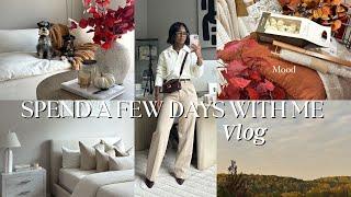 Fall Decor/Outfits + Errands + Silk Press + MORE | Spend a few days with me VLOG!