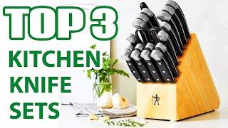 Top 3 Best Kitchen Knife Sets 2024 Review on Amazon: Don't Buy Until You Watch This!