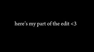 Here’s my part of the edit @PossiblyPotter