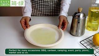 Easy Green Bagasse Round Plate