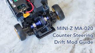 Kyosho Mini-Z AWD MA-020 CS Counter Steering Drift Mod Guide