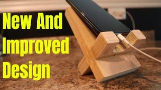 Diy Wooden Cell Phone Stand For Beginners ( The Easy Way )