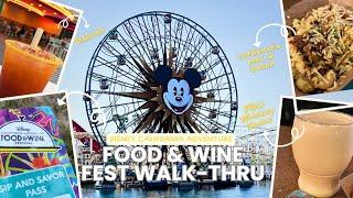 Disney California Adventure Food & Wine 2024 Walk-Thru ~ All Streets Gourmand