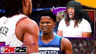 NBA 2K25 MyCAREER #11 - CRAZY TRASH TALK FROM ANTHONY EDWARDS IN THE GAME OF THE YEAR!