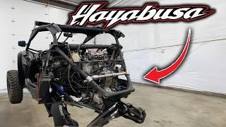 Hayabusa Can Am X3 Part 5: Chain Final Drive and Engine Mounting