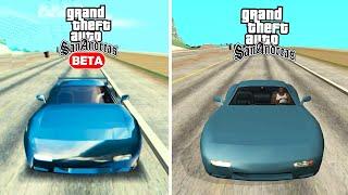 GTA San Andreas - Beta vs. Release comparison!