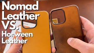 New Nomad Leather English Tan Modern Leather Case first impression - Compared to Horween