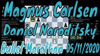  DrNykterstein Magnus Carlsen vs Daniel Naroditsky | Bullet Marathon on Lichess.org || May 11, 2020