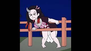 Nezuko is stucked #anime #demonslayer #fyp #kny #foryou