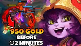 When AP Lulu Top gets 950 Gold before minions spawn