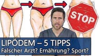 Lipödem: Was kann man tun wenn man betroffen ist: Ernährung? Abnehmen? Sport? Meine 5 Tipps für Sie!