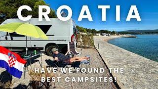 Discovering Croatia's Best Campsites! Van Life on a Croatian Island!